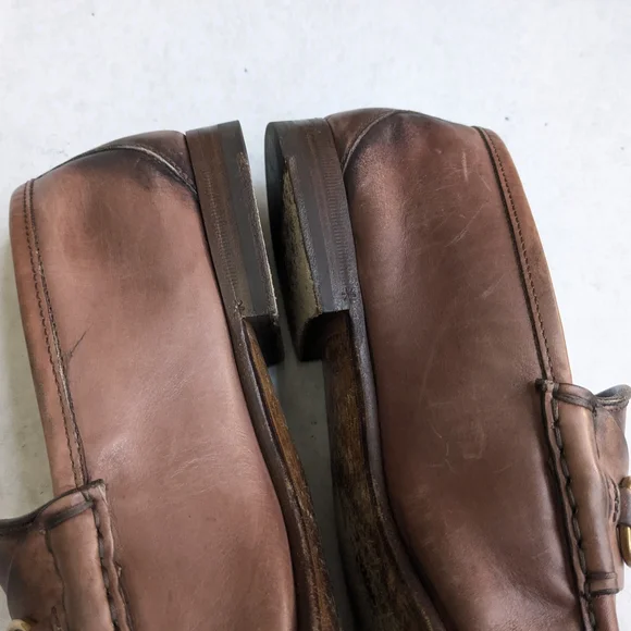 Gucci Horsebit Loafers Brown Men 8.5 Leather